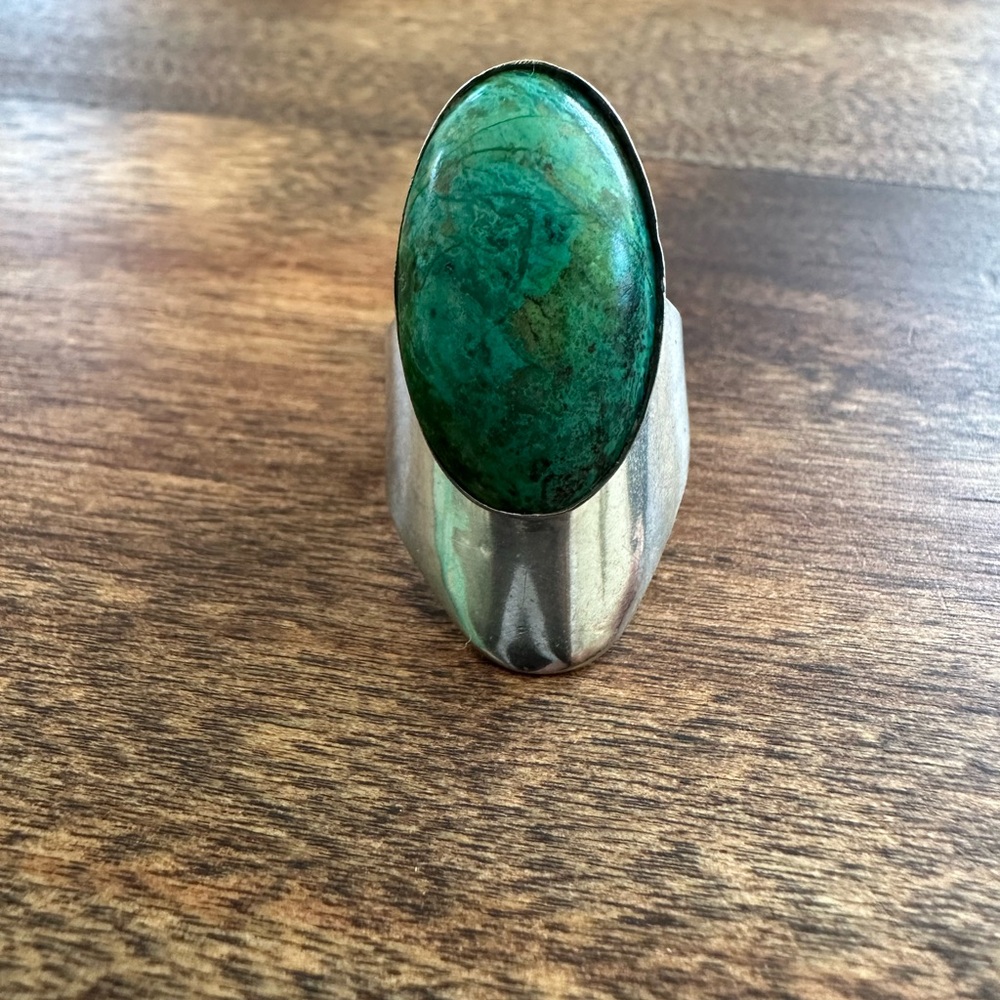 Alpaca Silver Vintage Adjustable Ring
